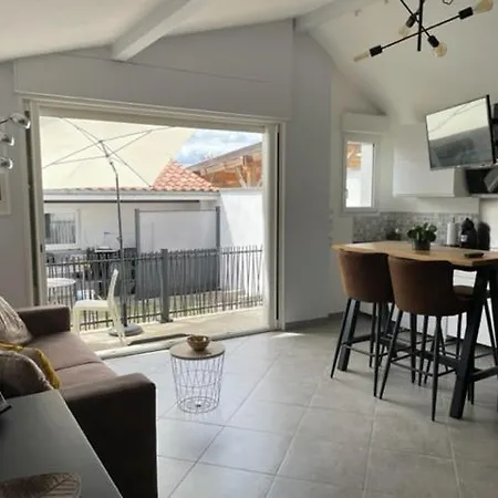 Charmant Studio Pouvant Accueillir 4 Personnes Anglet Exterior foto